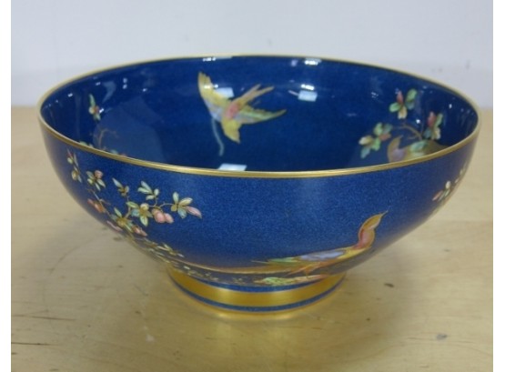 Antique Spode Copeland's Powder Blue Lustre Bowl