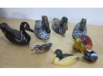 Group Lot Of Ducks And Whistles