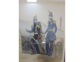 Print Of 2 Officers