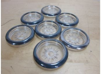 Silver Plated Rim Coasters