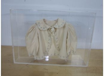 Vintage Child Jacket In A Lucite Box