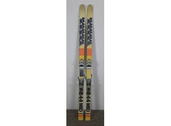 K2 244 Mediano Estilo Vintage Long Ski Racing