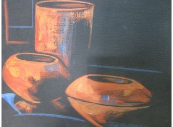 Artwork Of 3 Pottery Vase