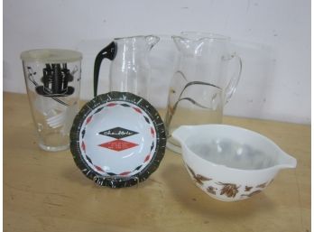 Assorted Lot Of Vintage Glass
