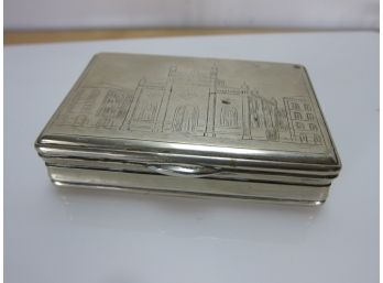Silver Plated Cigarette Case