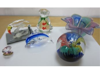 Group Lo Of Art Glass