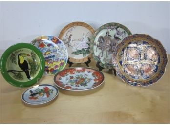 Group Lot Of Collectible Plates (7)