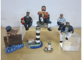 Group Lot Of Sailors Figurines