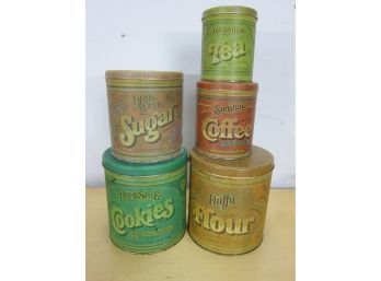Vintage Home Style Flour Canisters