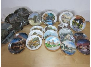 Group Lot Of Collectible Plates (21)