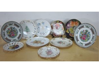 Group Lot Of Collectible Plates (10)