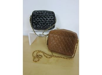 2 Kamarel New York Quilted Crossbody Bags