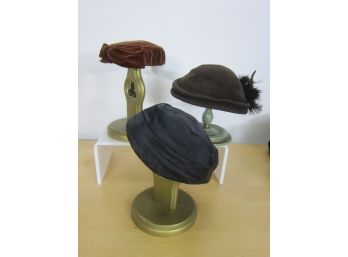 Three Ladies Vintage Hats