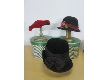 #2-Three Ladies Vintage Hats