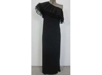 VINTAGE 1970's BONWIT TELLER Black Dress