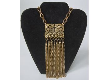 Vintage YSL Yves Saint Laurent Tassel Pendant - Belt/ Necklace