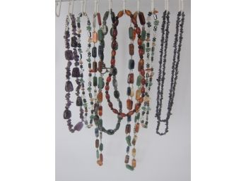 Group Lot Of Beaded Necklaces