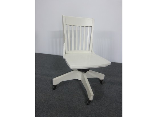 White Painted Office Chair