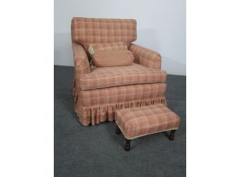 Accent Chair With Foot Stool