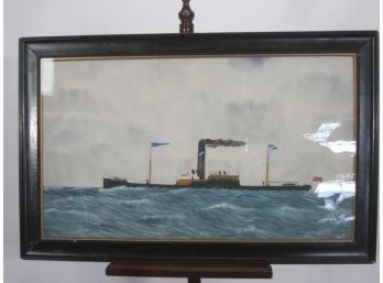 Portrait Of The Steamship SS Bermondsey