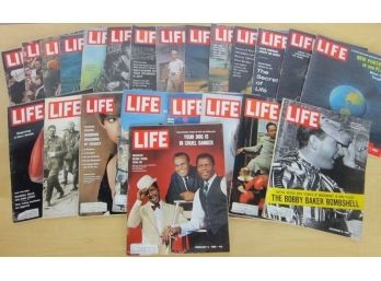 Group Lot Of 23 Life Magazines