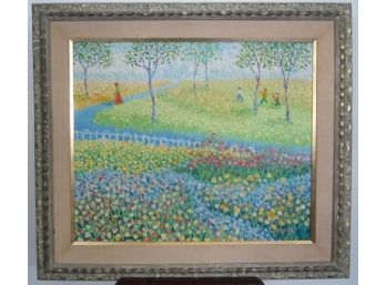 Gail Beute 'Tulip Time' Painting