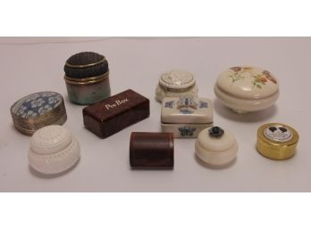 Assorted Lot Of Trinket Boxes #1