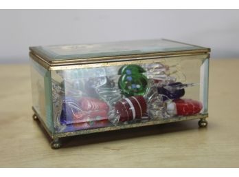 Claro Glass Box With Glass Candy