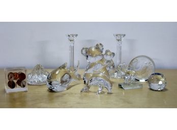Group Lot Of Glass Figurines