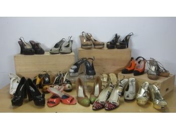 Assorted Lot Of High End Designer Shoes