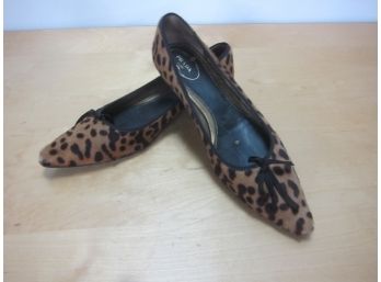 Vintage Prada Leopard Flat Shoe