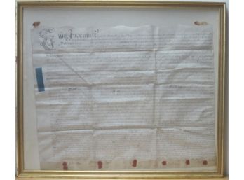 Document  On Parchment Paper