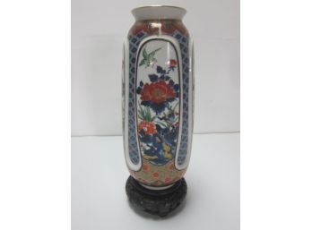 Oriental Floral Vase