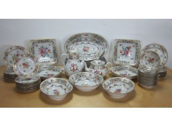 Partial Set Of Schumann Bavaria Dresden-Garland Dishes