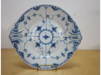 Royal Copenhagen Platter #666 Blue Fluted Half Lace