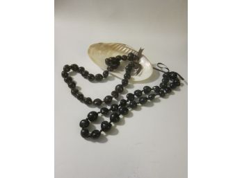 Black & Brown Bean Necklaces