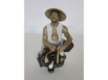 Vintage Mudman By Shiwan Artistic Ceramic Factory