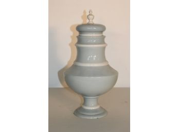 Porcelain Mancer Raymor Covered Vase
