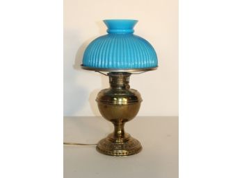 Bradley And Hubbard Converted Electrified Lamp