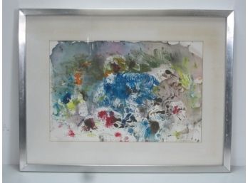 Signed Mid-Century Modern  Abstract #226
