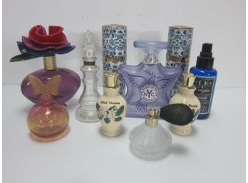 Group Lot Of Vintage Perfume Bottles #223A