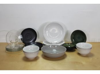 Group Lot Of Decorative Plates And Bowls #35