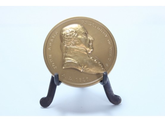 Peace Medal John Adams 1797 Bronze  Medel
