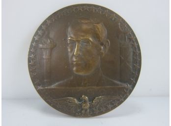 1917 Woodrow Wilson Paris Mint Medal, XF Uncertified. Bronze,