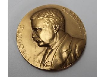 Theodore Roosevelt INAUGURAL BRONZE MEDAL
