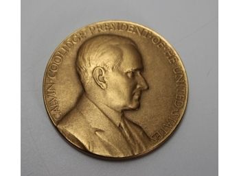 US Mint Calvin Coolidge Presidential High Relief Bronze Inaugural Medal