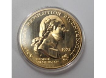 1972 American Revolution Bicentennial Coin George Washington & Sons Of Liberty