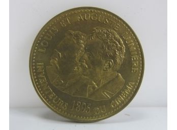 Louis And Auguste Lumière Bronze Medal