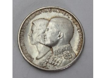 1964 Greece 30 Drachmai Greek Royal Wedding Silver Coin