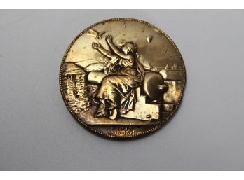 Médaille Communications Aériennes, Siège De Paris 1870-71. Bronze.